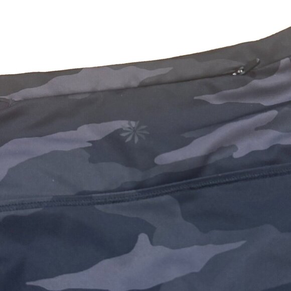 Athleta Womens Match Point Skort Black Camo Stretch Gripper Liner Shorts XL - Picture 5 of 7